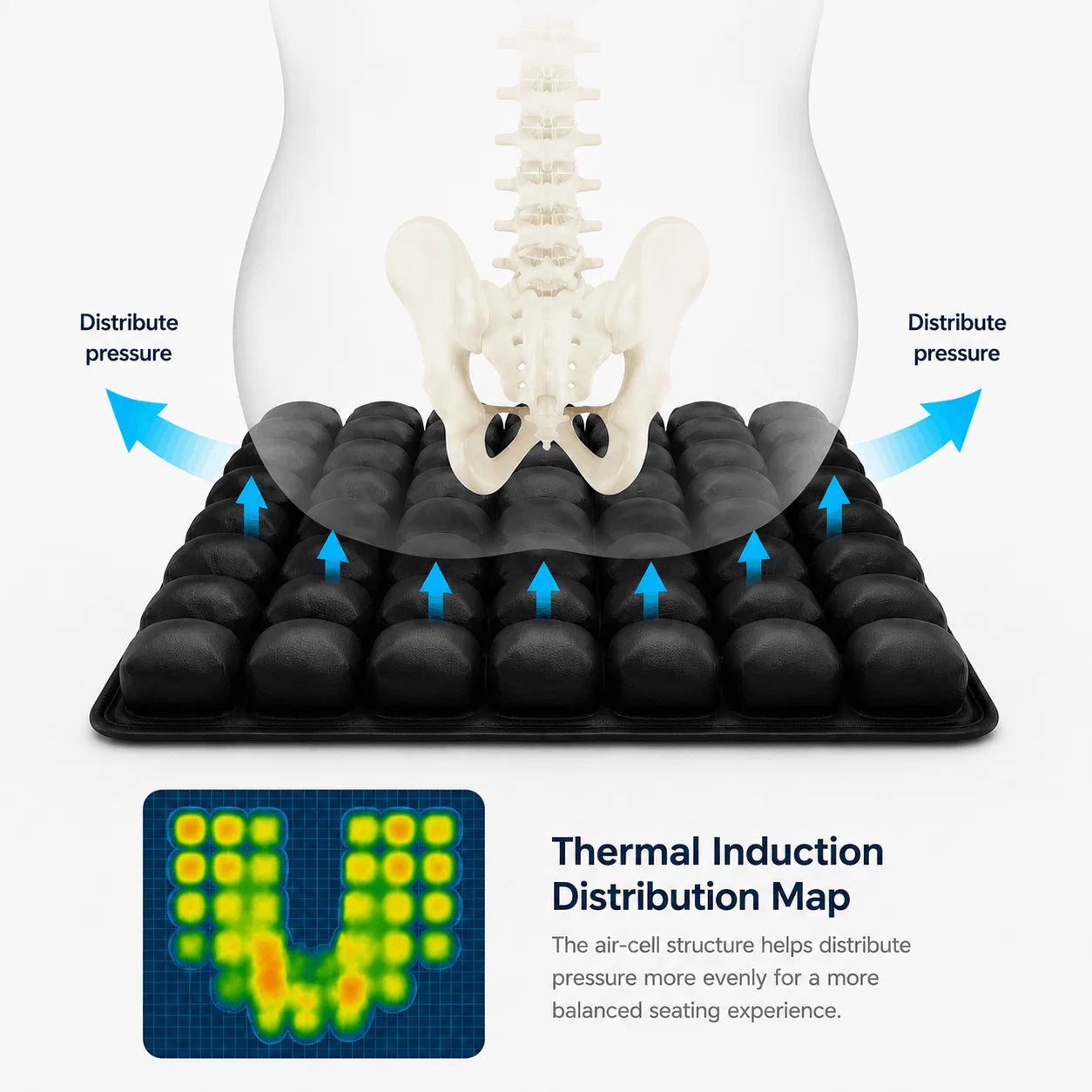 VACATOL Ergonomic Travel Cushion