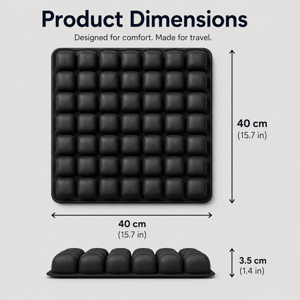 VACATOL Ergonomic Travel Cushion